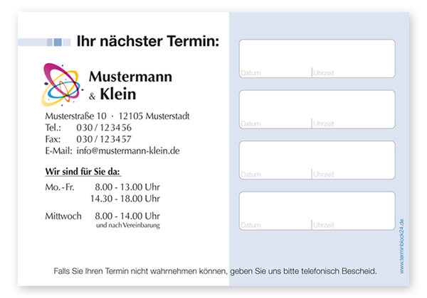 Terminzettel Classic #2.4