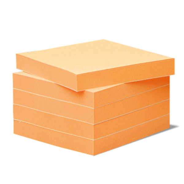 BIZSTIX® Office Orange 75 x 75 mm