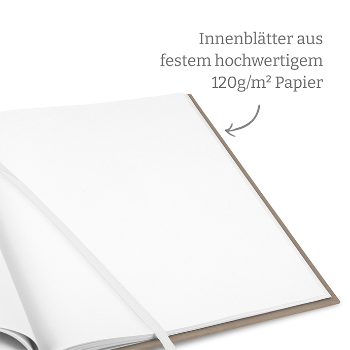 Gästebuch Konfirmation Taupe