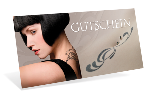 Gutscheinkarte Classic "Tattoo"