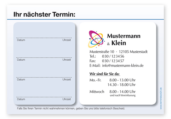 Terminzettel Classic #4.4