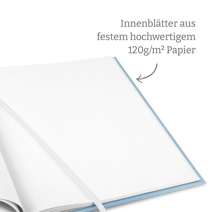 Gästebuch Taufe Hellblau