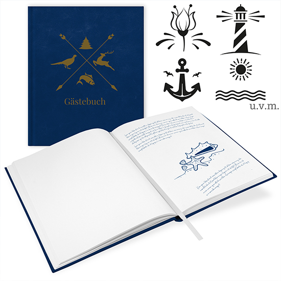 Gästebuch Ferienwohnung Royalblau