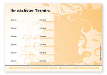 Terminzettel "Fire" - 6 Termine