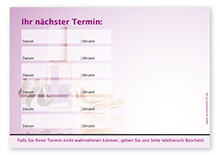 Terminzettel "nail design" - 6 Termine