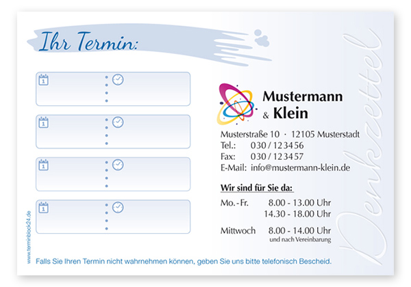 Terminzettel Classic #3.4