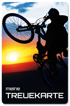 Treuekarte "mountainbike" - 1244010256