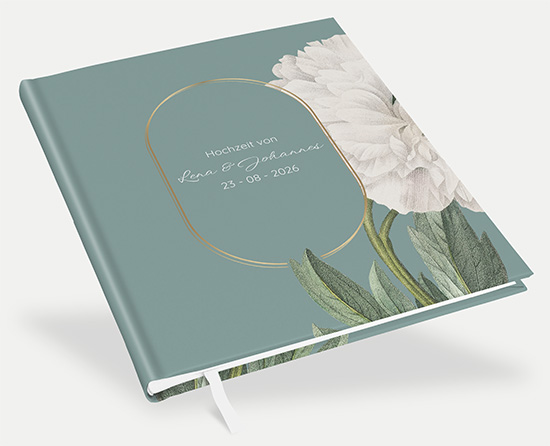 Gästebuch Hochzeit - Vintage "Floral Epoque" - GBH-25001-V-06