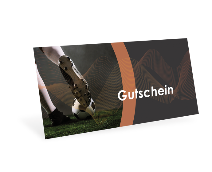 Gutscheinkarte Classic "Fußball" individuell - 1208010386