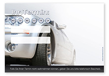 Terminzettel "Mobile" - 1 Termin mit Wochentagen - 1215010128