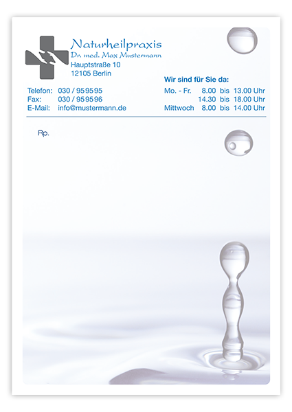 Privatrezepte Trend mit Eindruck - 1225010609