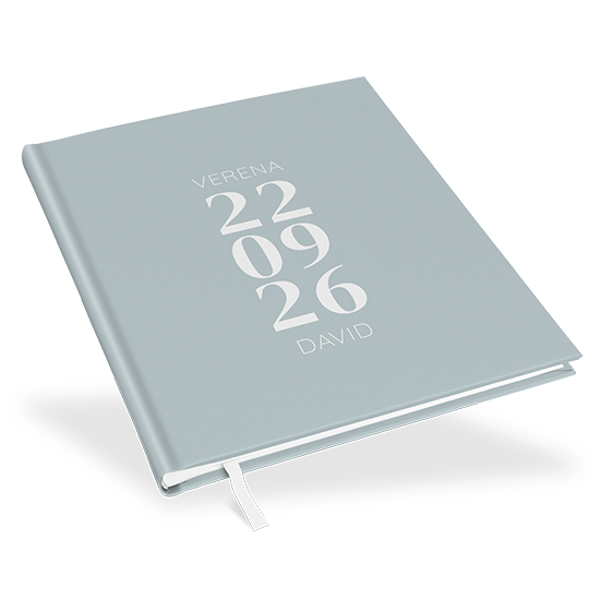 Gästebuch Hochzeit - Minimalistisch "Lisbon" - GBH-25001-M-11