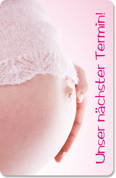 Terminkarte "Babybauch" - 1204010128
