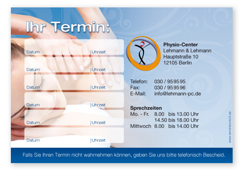 Terminzettel "relax" - 6 Termine - 1214010632