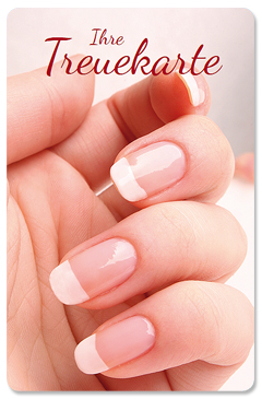 Treuekarte "french nails" - 1244010101