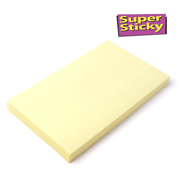 Post-it® Super Sticky Haftnotizen 127 x 76 mm, kanariengelb
