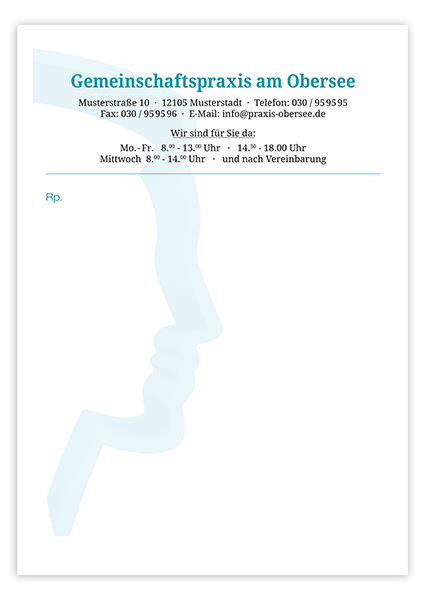 Privatrezepte Trend mit Eindruck - 1225010660