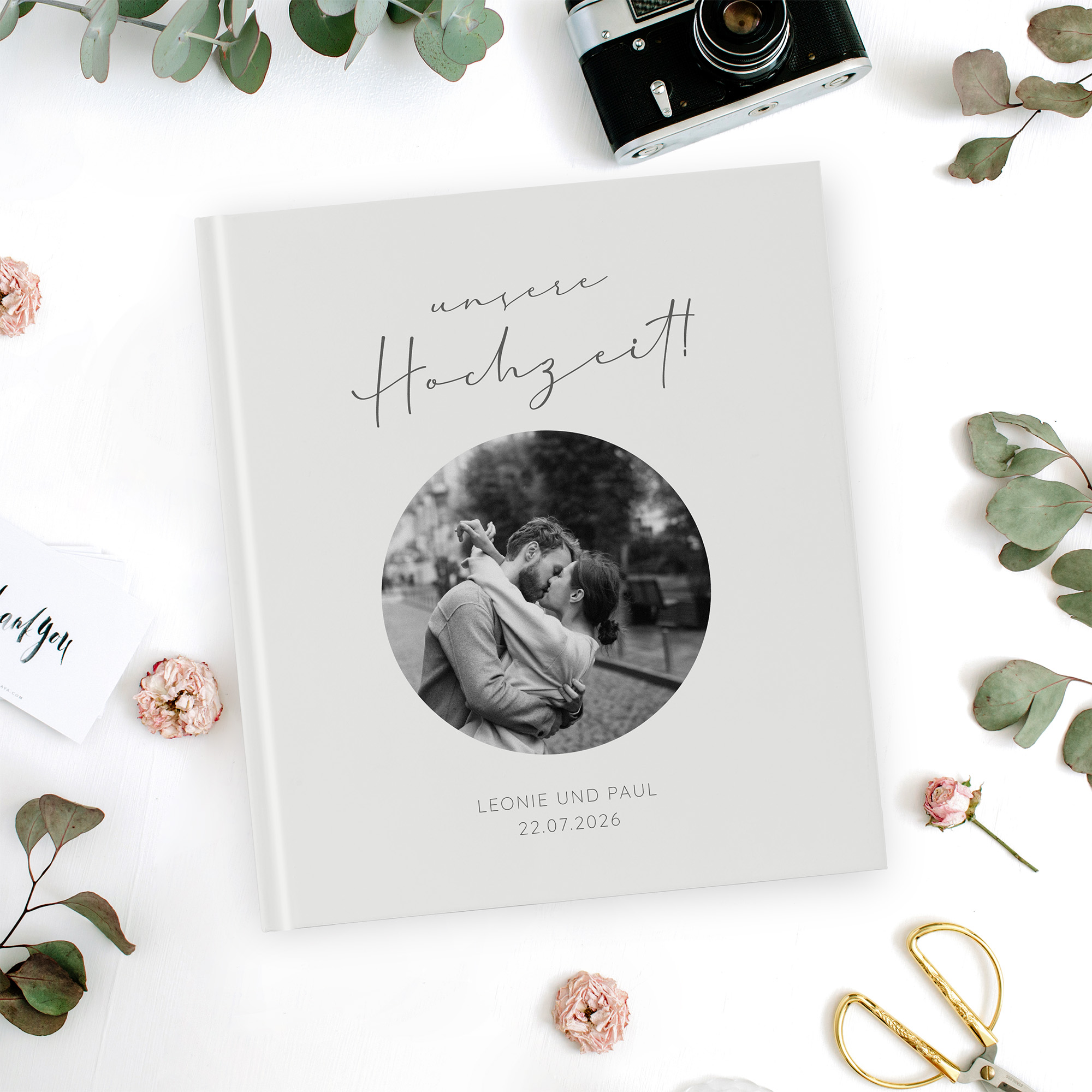 Erinnerungsbuch Hochzeit - Minimalistisch "Paris"