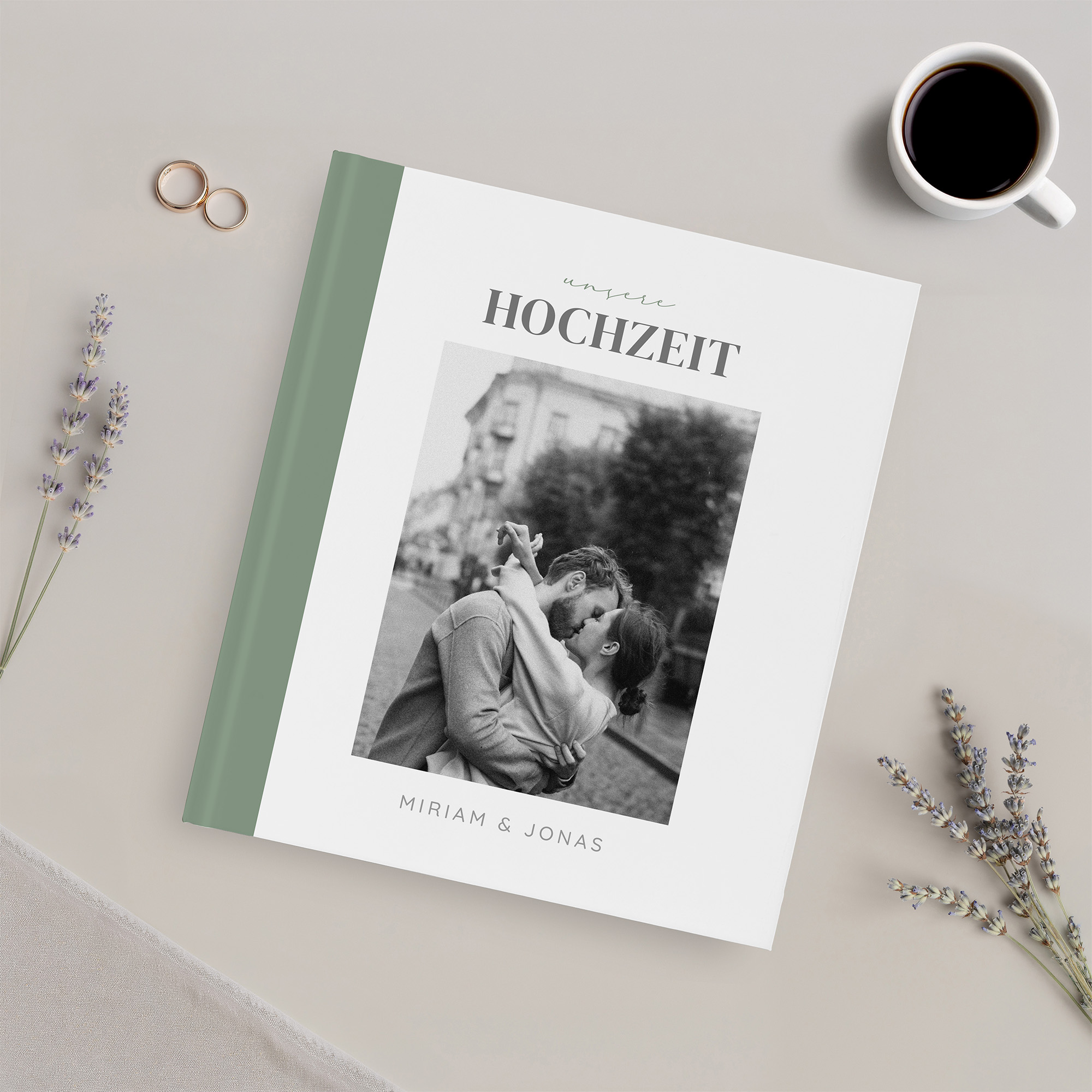 Gästebuch Hochzeit - Minimalistisch "Berlin"
