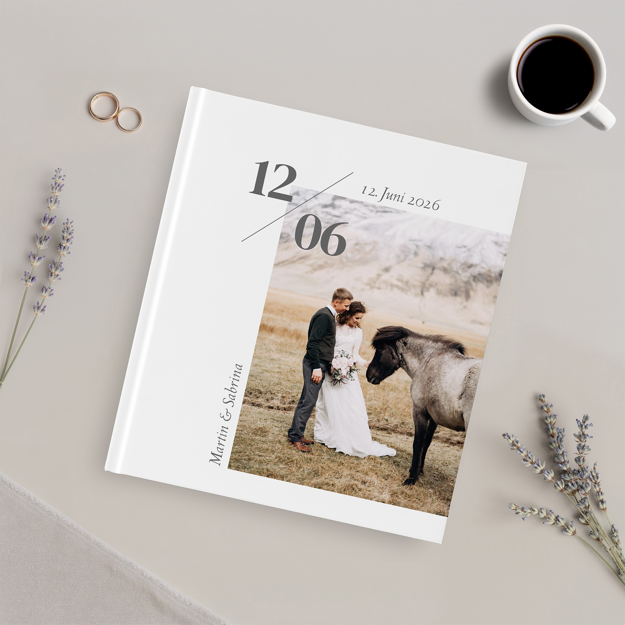Gästebuch Hochzeit - Minimalistisch "Helsinki"