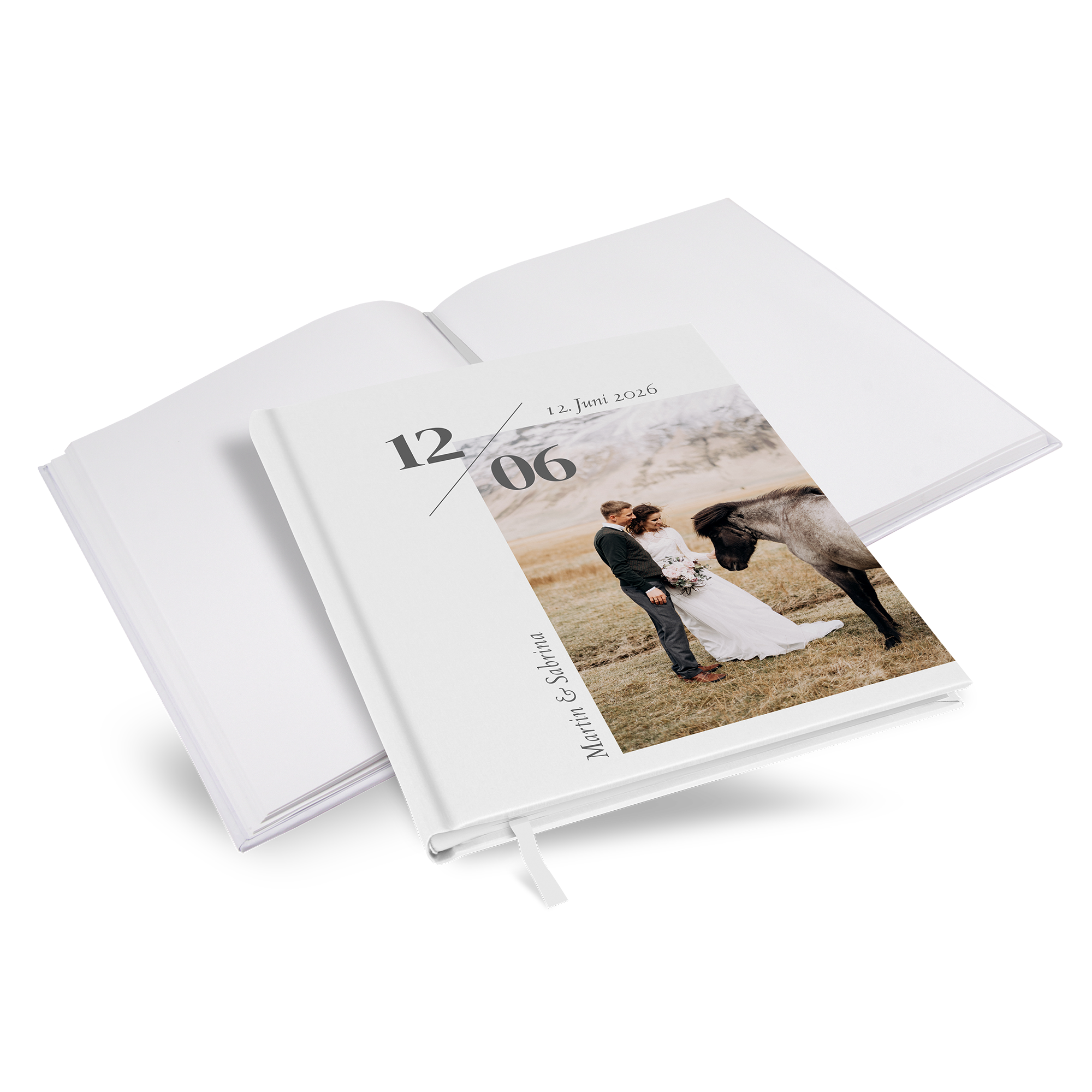 Gästebuch Hochzeit - Minimalistisch "Helsinki" - GBH-25001-M-05