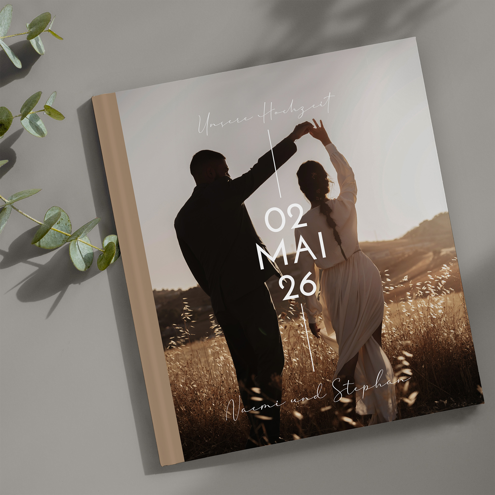 Gästebuch Hochzeit - Minimalistisch "Still Lines"