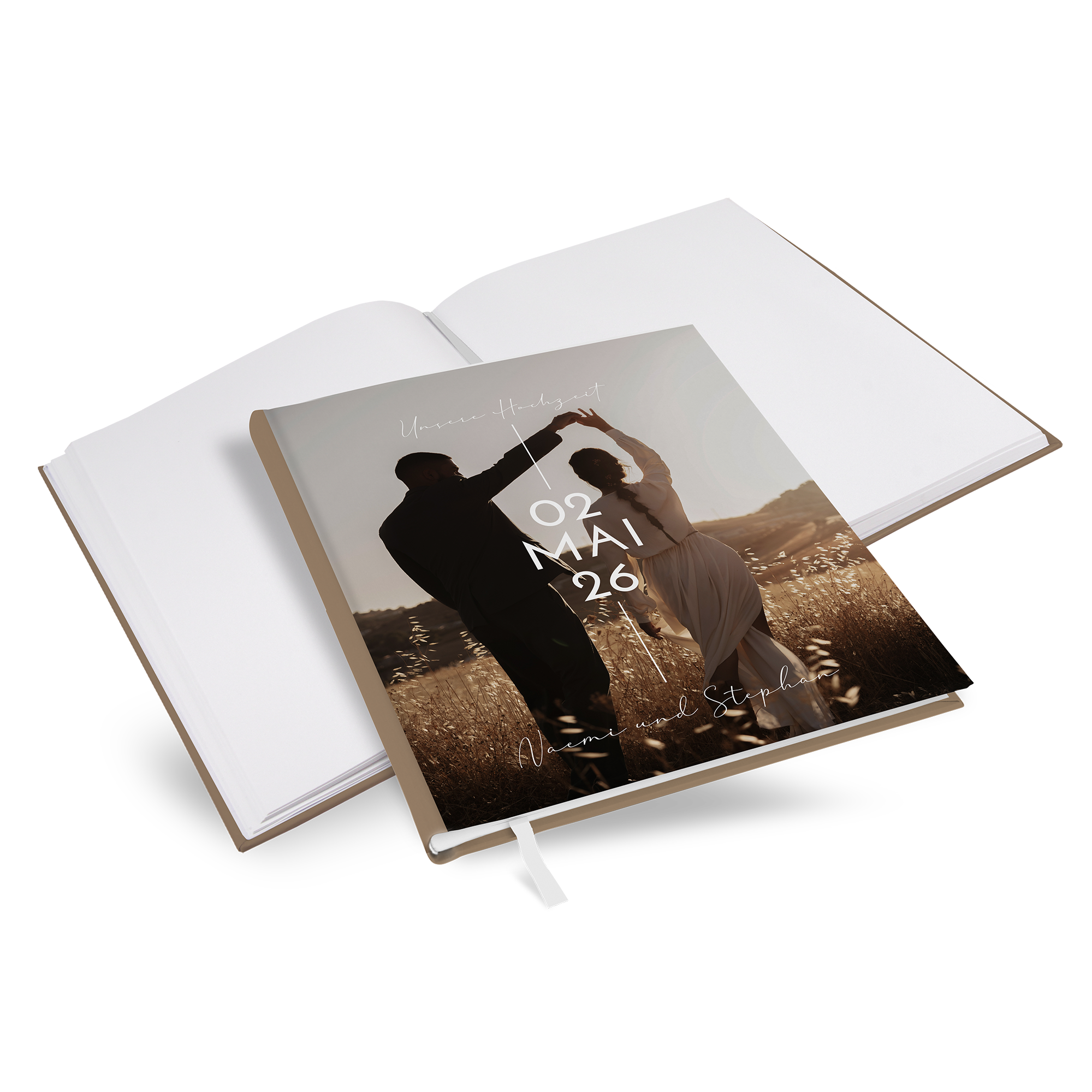 Gästebuch Hochzeit - Minimalistisch "Still Lines" - GBH-25001-M-06