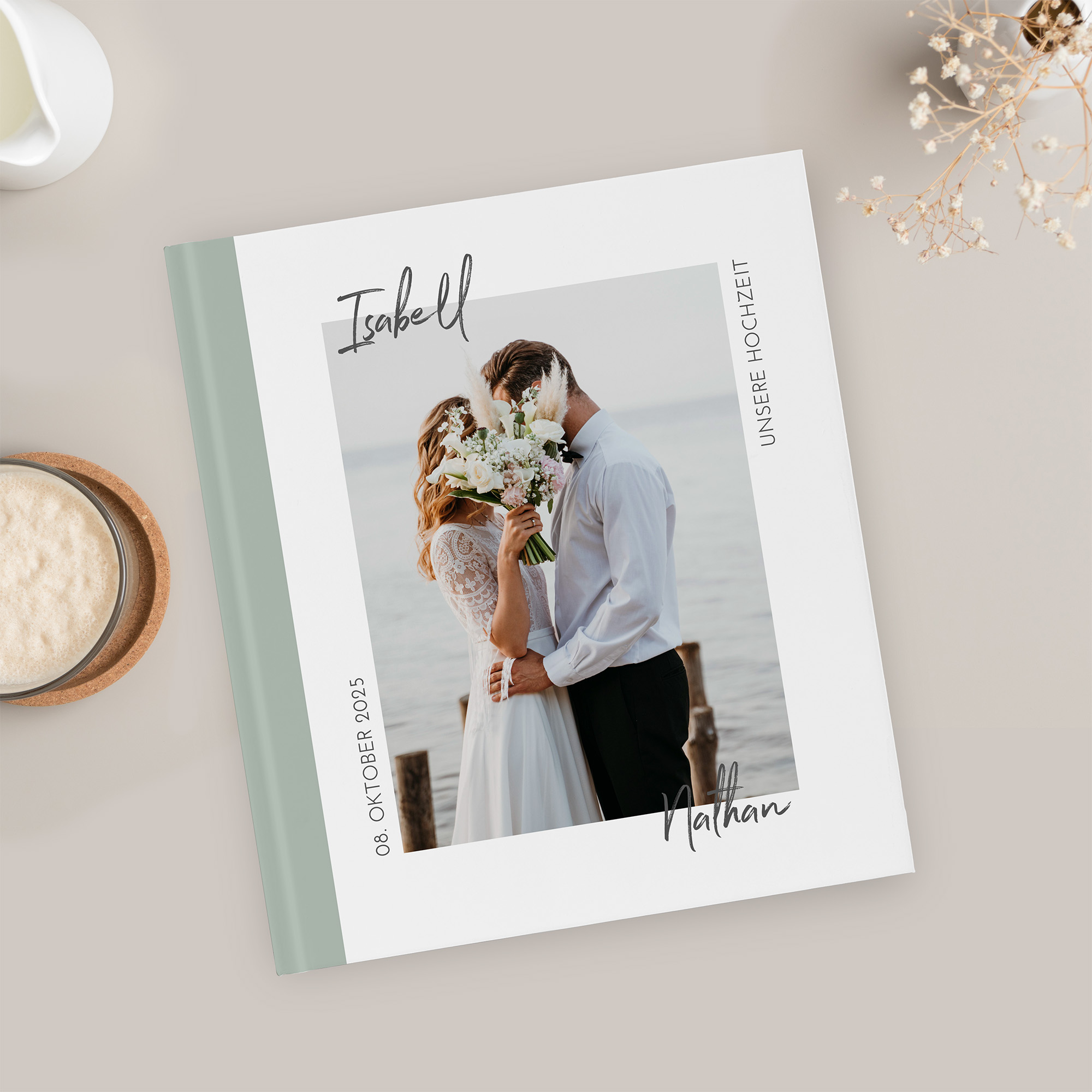 Gästebuch Hochzeit - Minimalistisch "Florence"