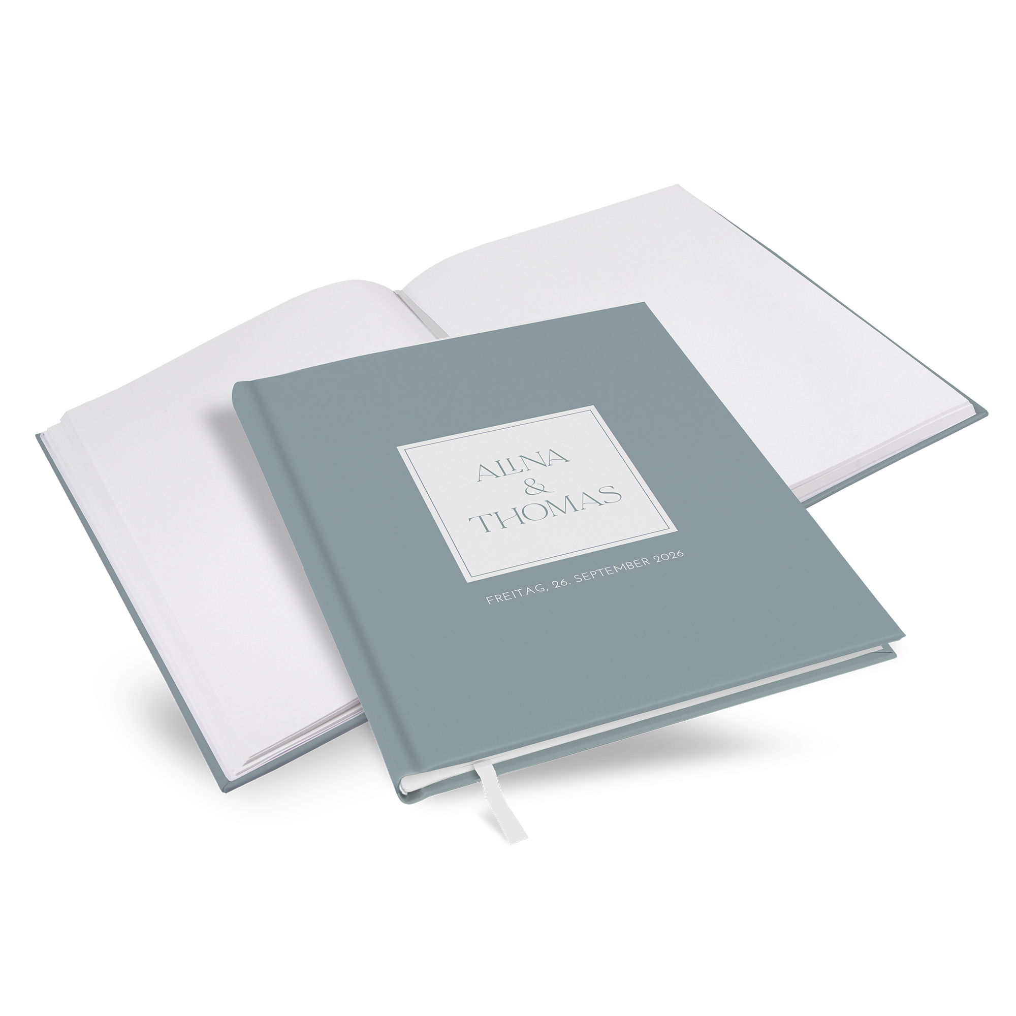 Gästebuch Hochzeit - Minimalistisch "Nordic Shore"