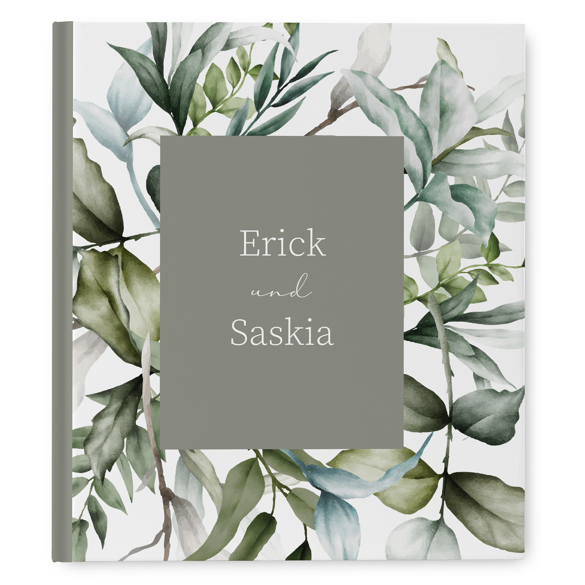Gästebuch Hochzeit - Greenery "pure greenery"