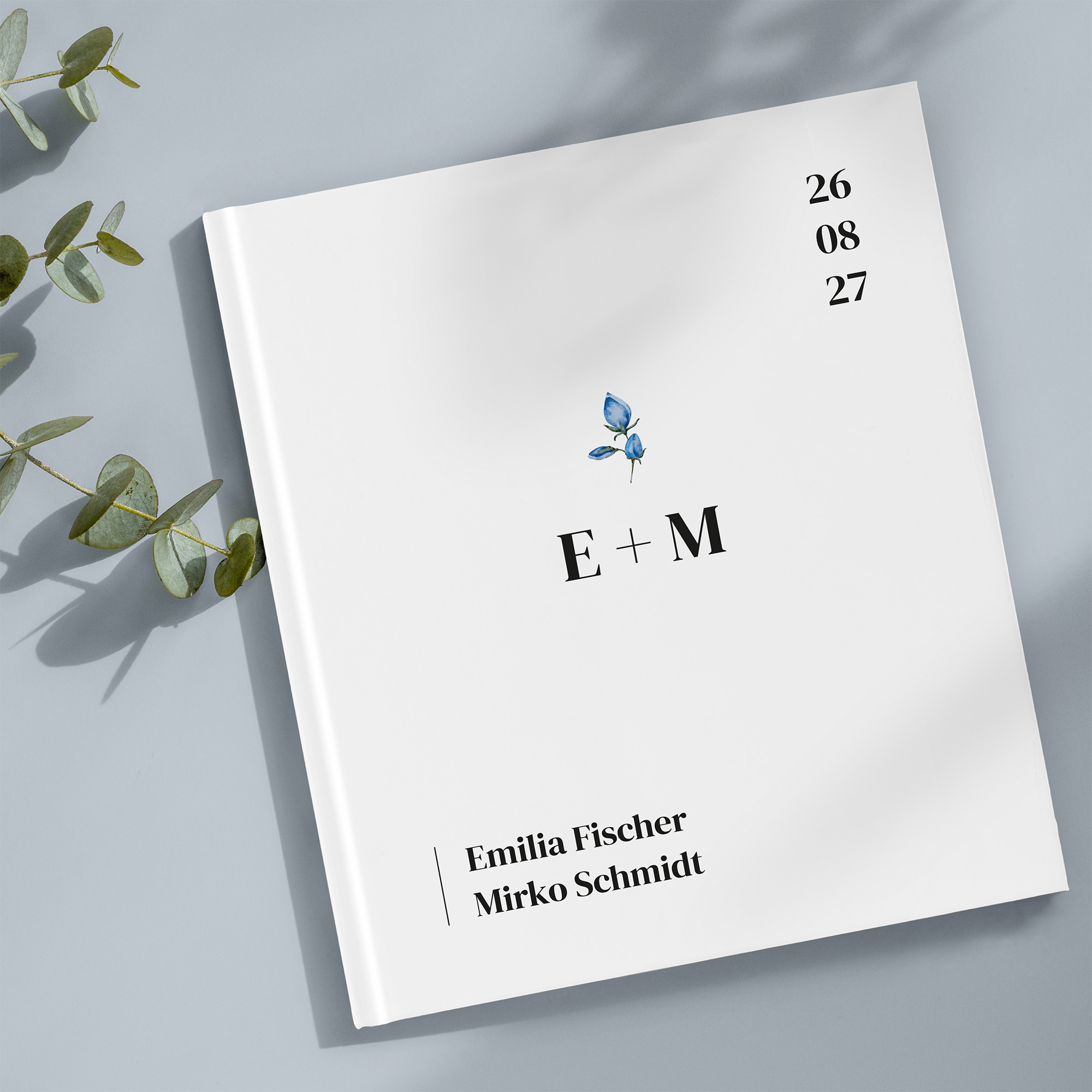 Gästebuch Hochzeit - Minimalistisch "Kreta"
