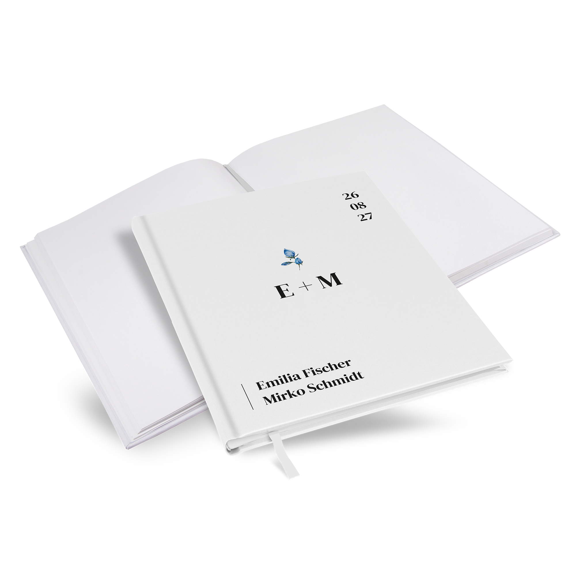 Gästebuch Hochzeit - Minimalistisch "Kreta" - GBH-25001-M-16