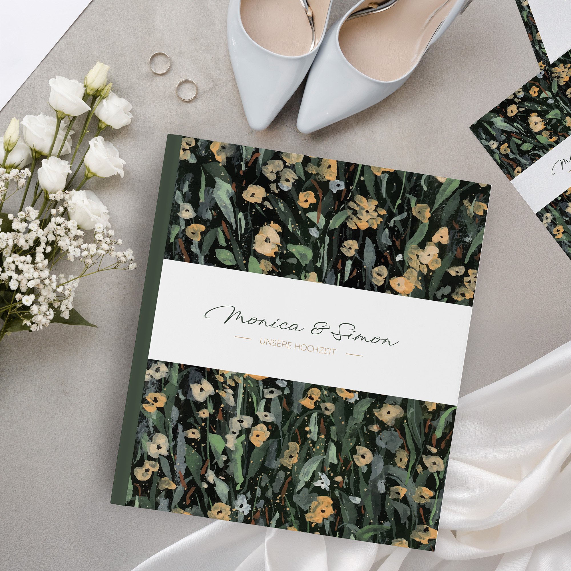 Gästebuch Hochzeit - Vintage "la campagna"