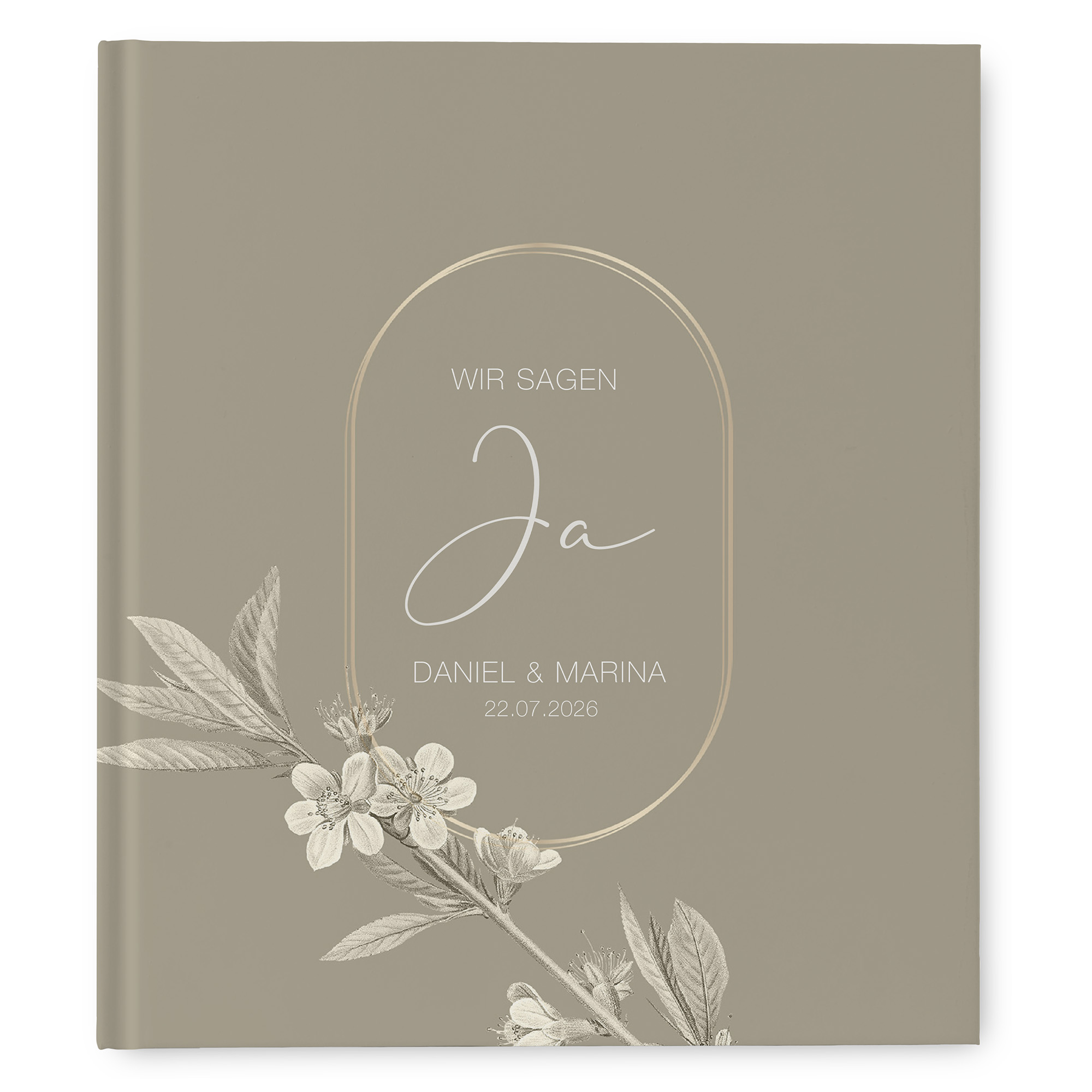 Gästebuch Hochzeit - Floral "Classic Flora"