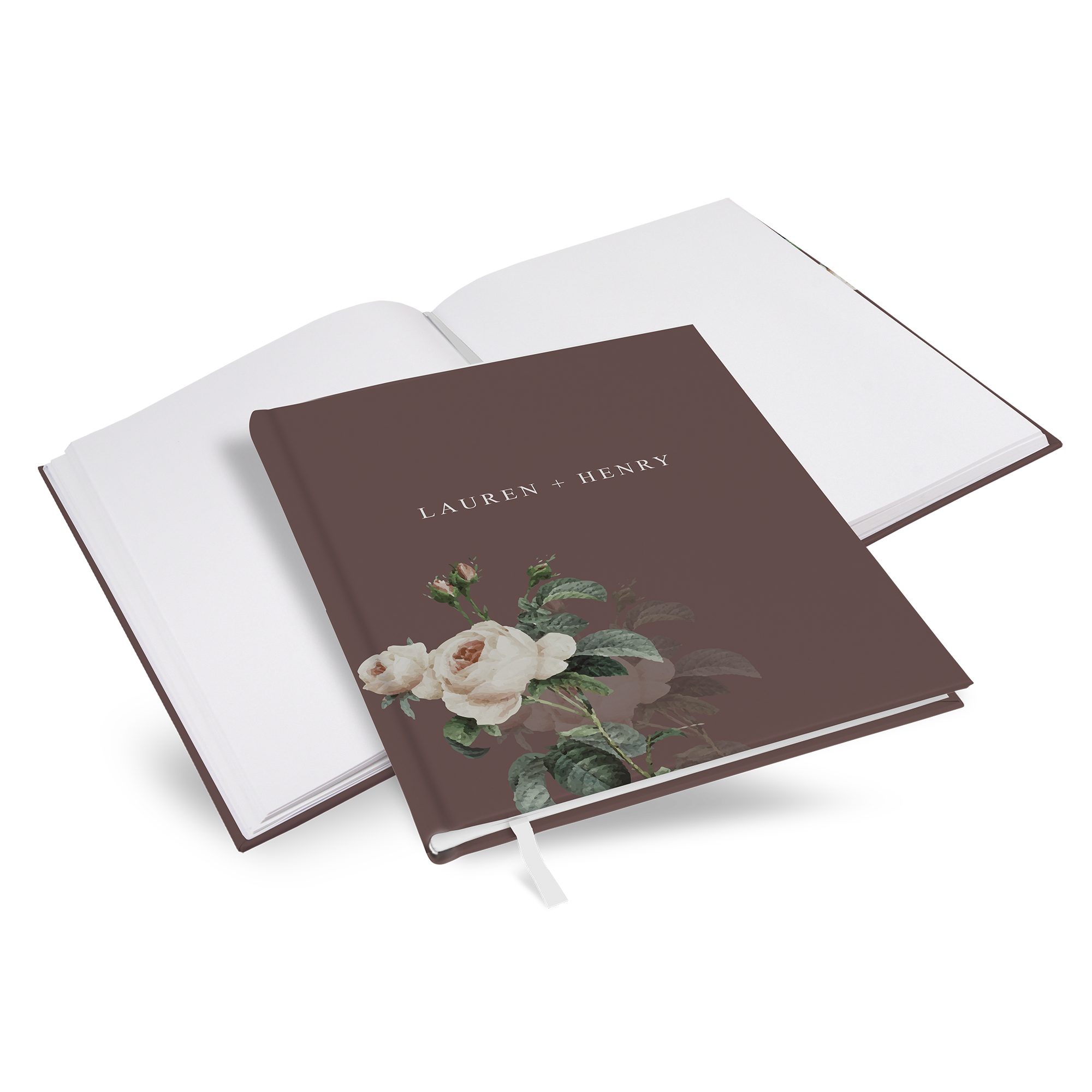 Gästebuch Hochzeit - Floral "Antique-Rose" - GBH-25001-F-11