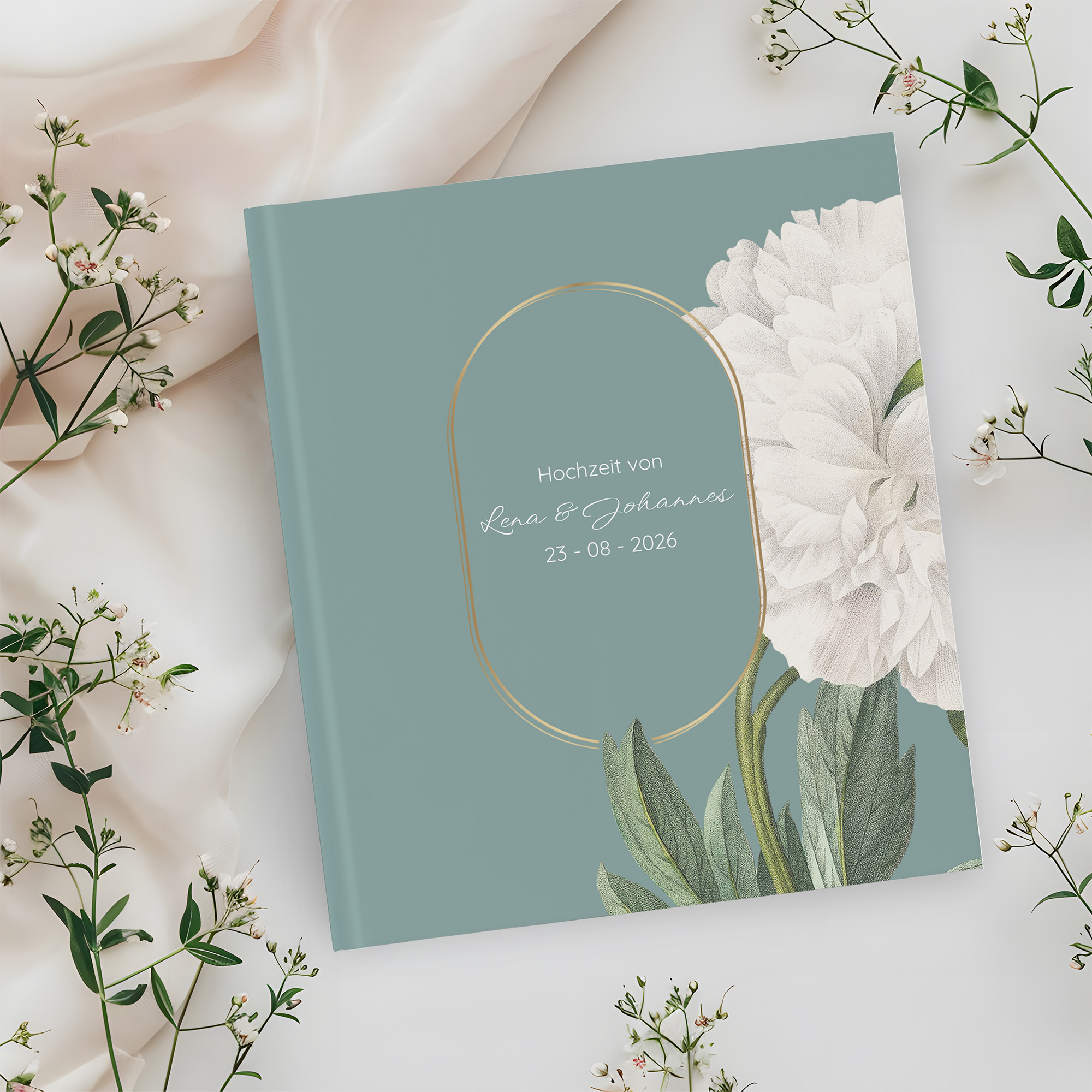 Gästebuch Hochzeit - Vintage "floral epoque"