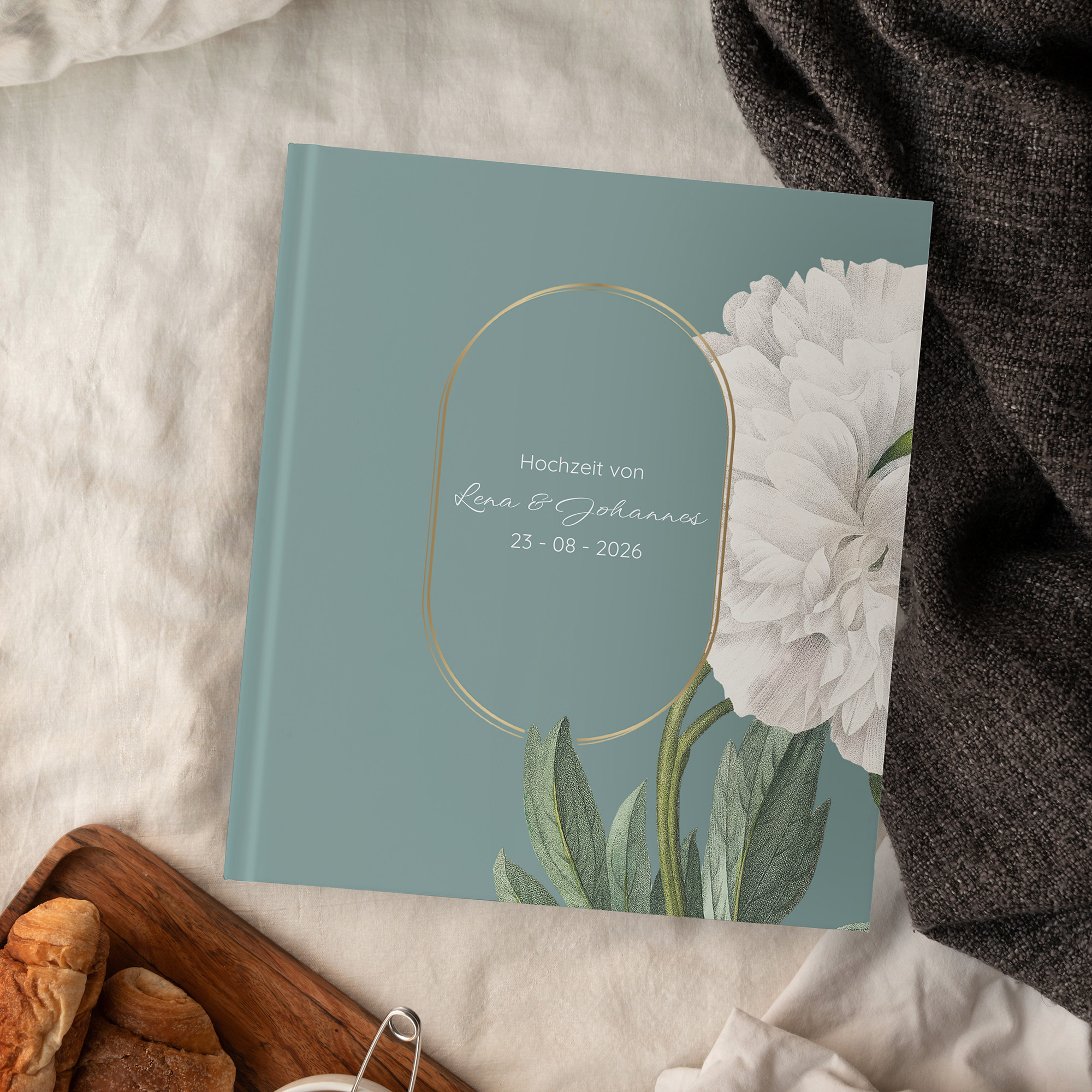 Gästebuch Hochzeit - Vintage "floral epoque"