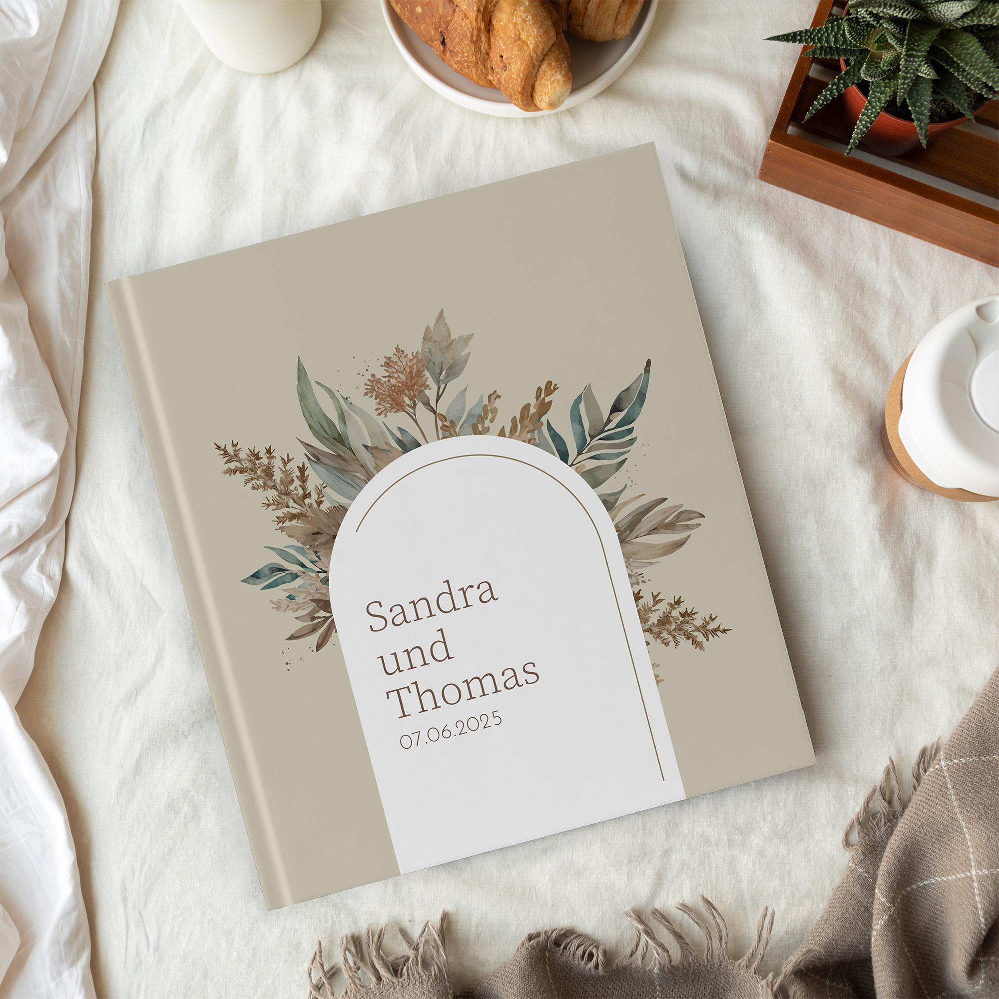 Gästebuch Hochzeit - Boho "bare nature"