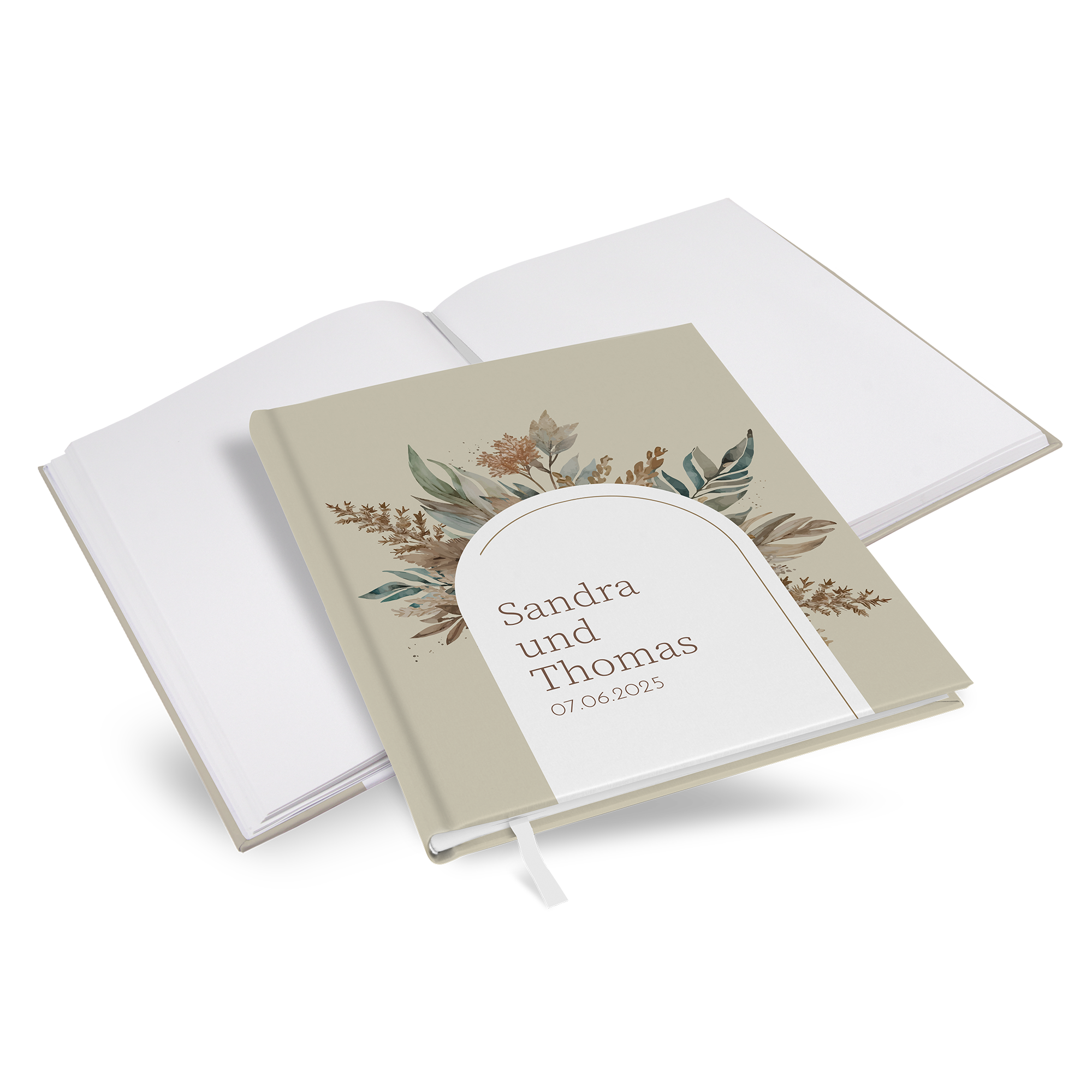 Gästebuch Hochzeit - Boho "bare nature" - GBH-25001-B-01