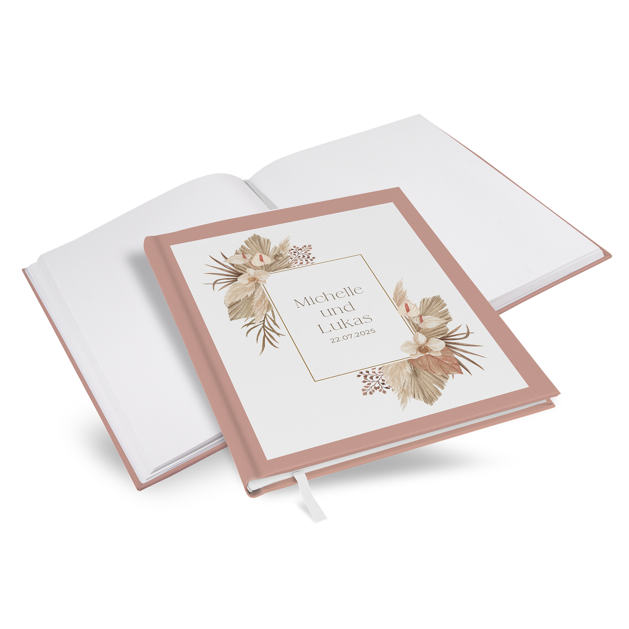 Gästebuch Hochzeit - Boho "golden haze" - GBH-25001-B-02