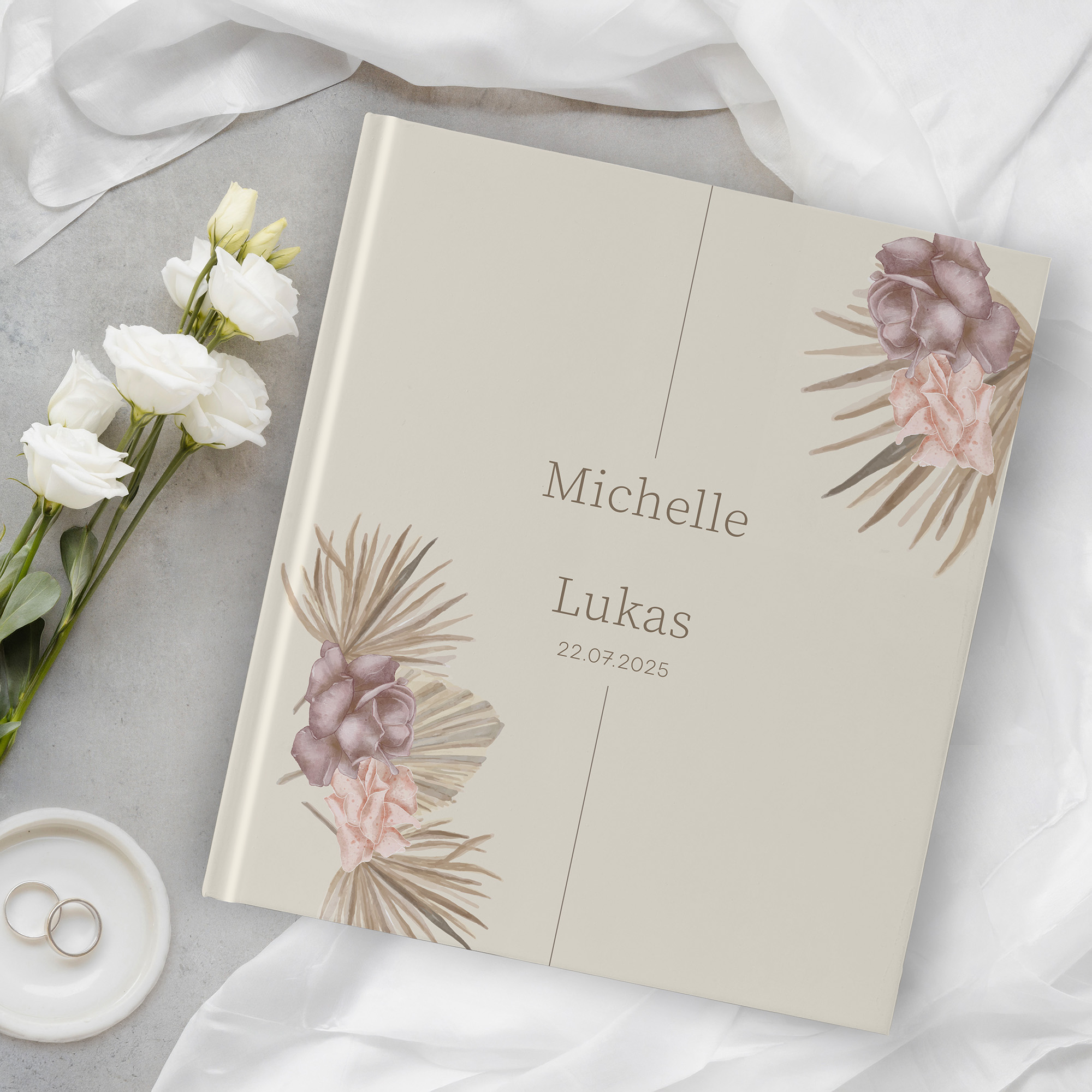 Gästebuch Hochzeit - Boho "boho minimal"
