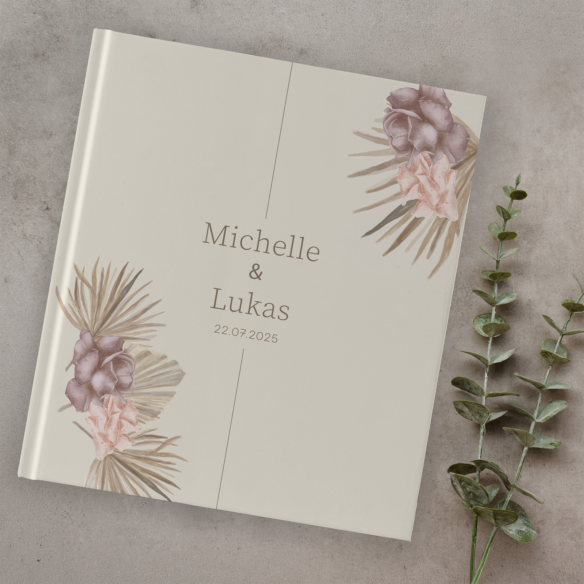 Gästebuch Hochzeit - Boho "boho minimal"