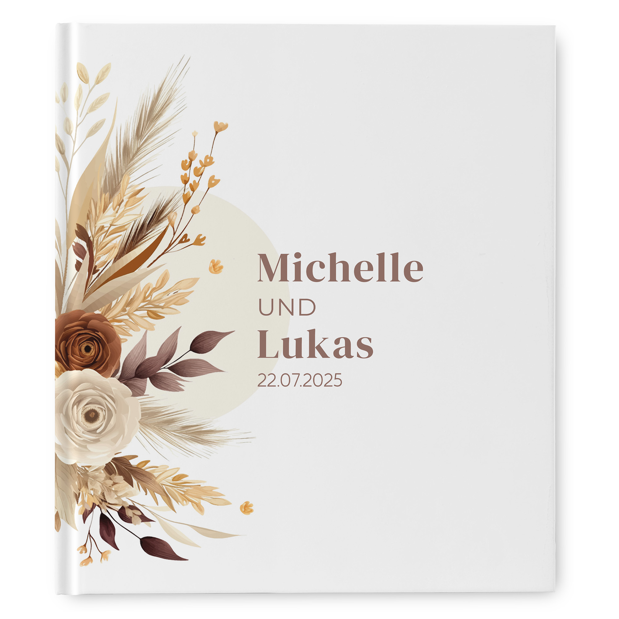 Gästebuch Hochzeit - Boho "earth bouquet"