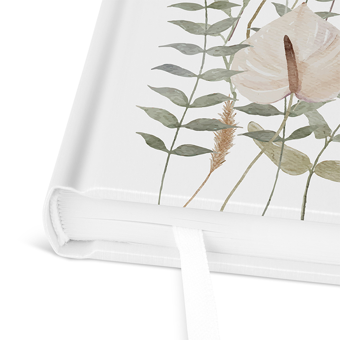 Gästebuch Geburtstag - Boho "Pastel Bloom"