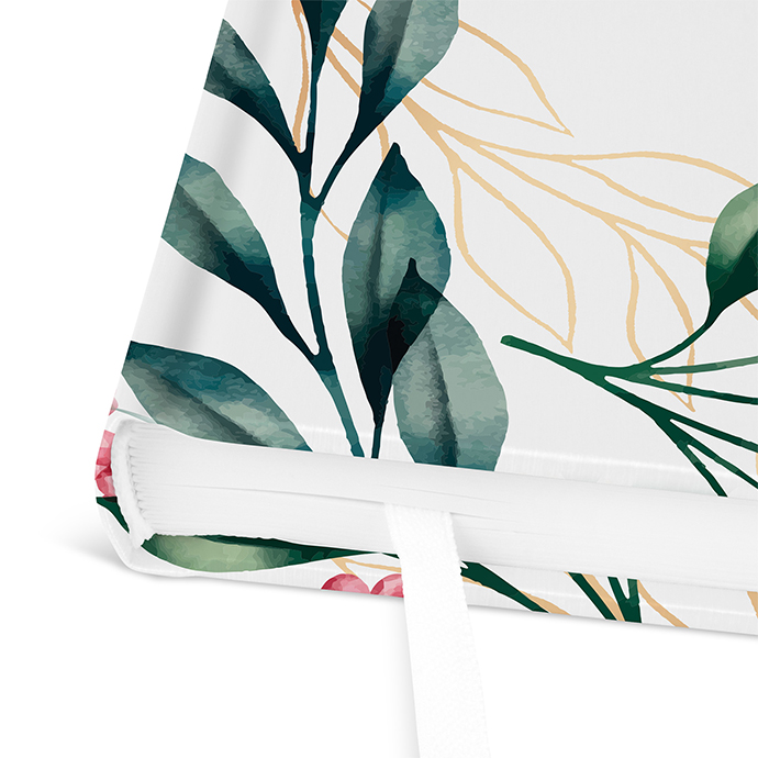 Gästebuch Geburtstag - Floral "Ivory Garden"