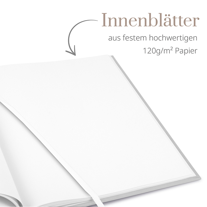 Gästebuch Geburtstag - Vintage "Ivory Garden"
